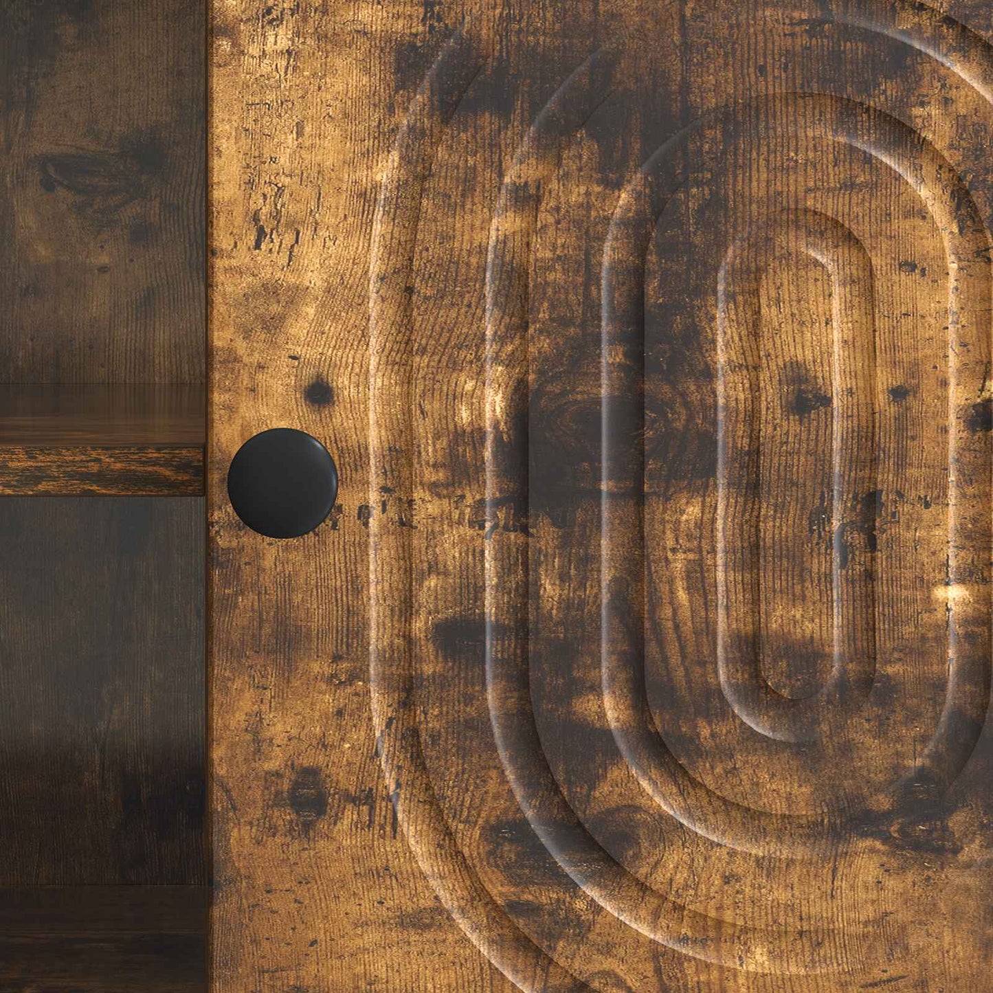 Mobile TV Rovere Fumo 102 x 34,5 x 50 cm Legno ingegnerizzato