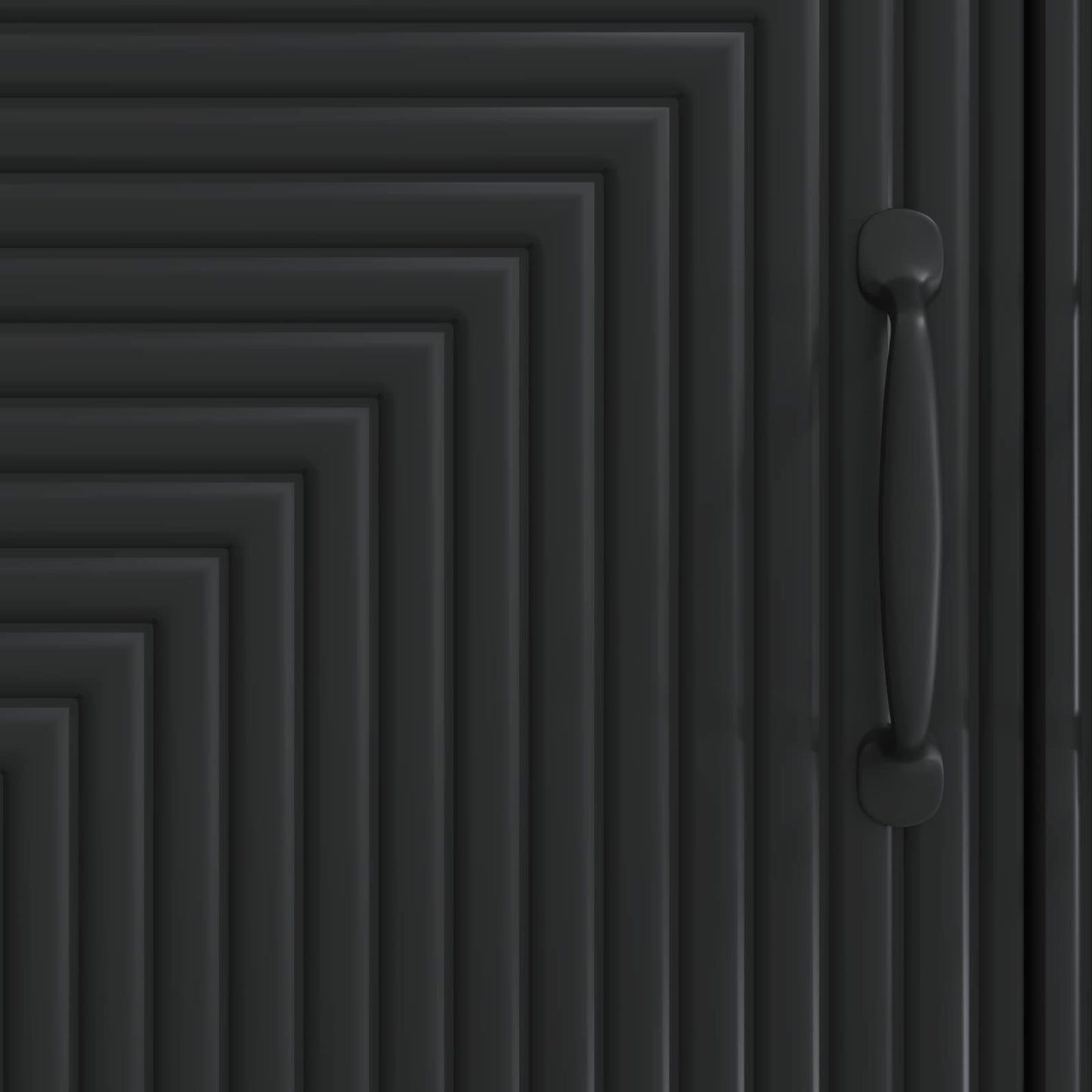 Credenza Nero 66 x 34,5 x 89,5 cm Legno ingegnerizzato