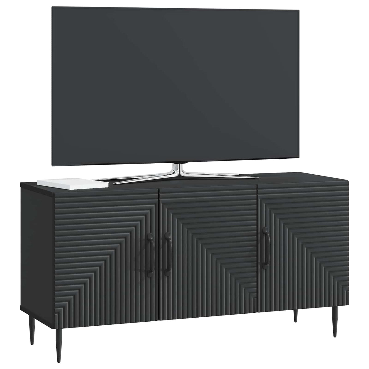 Mobile TV Nero 99 x 34,5 x 50 cm Legno ingegnerizzato - homemem39
