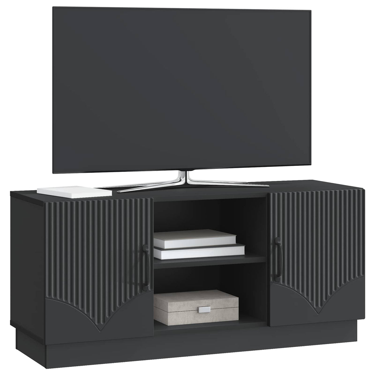 Mobile TV 102 x 34,5 x 47 cm Nero Legno ingegnerizzato - homemem39