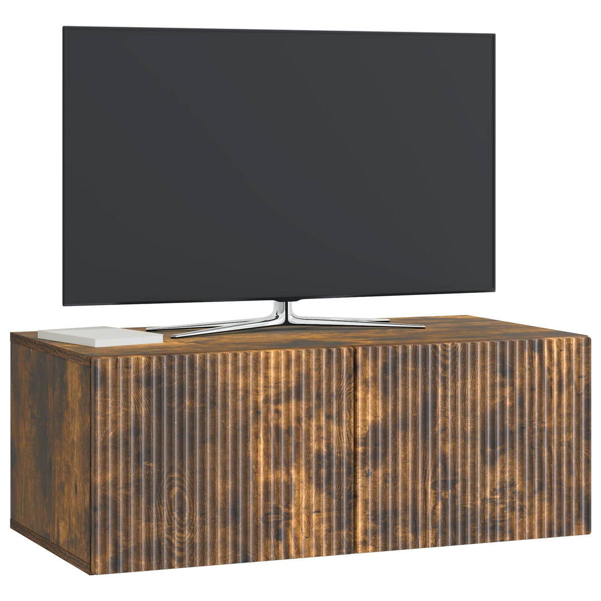 Mobile Porta TV da Muro 78,5 x 41 x 30 cm Rovere Fumo - homemem39