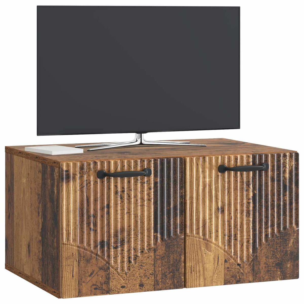 Mobile Porta TV da Muro Legno antico 59,5 x 41 x 30 cm - homemem39