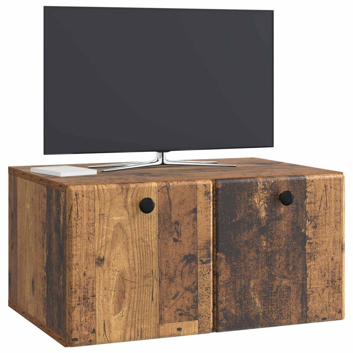 Mobile Porta TV da Muro 59,5 x 41 x 30 cm Legno antico - homemem39