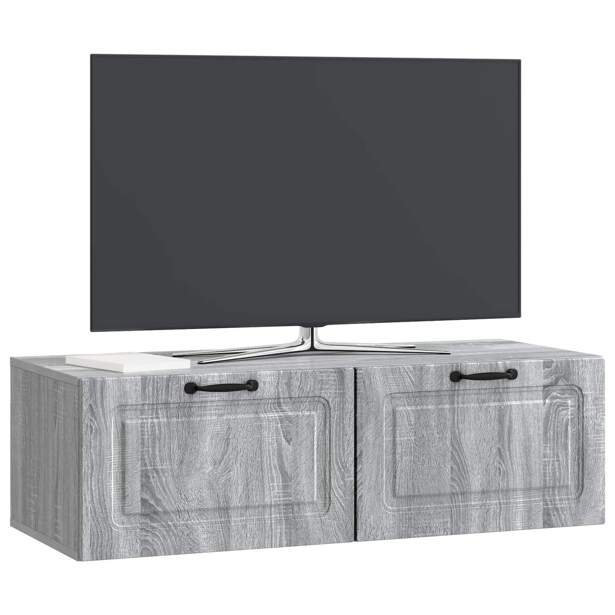 Mobile Porta TV da Muro Grigio Sonoma 98 x 41 x 30 cm - homemem39