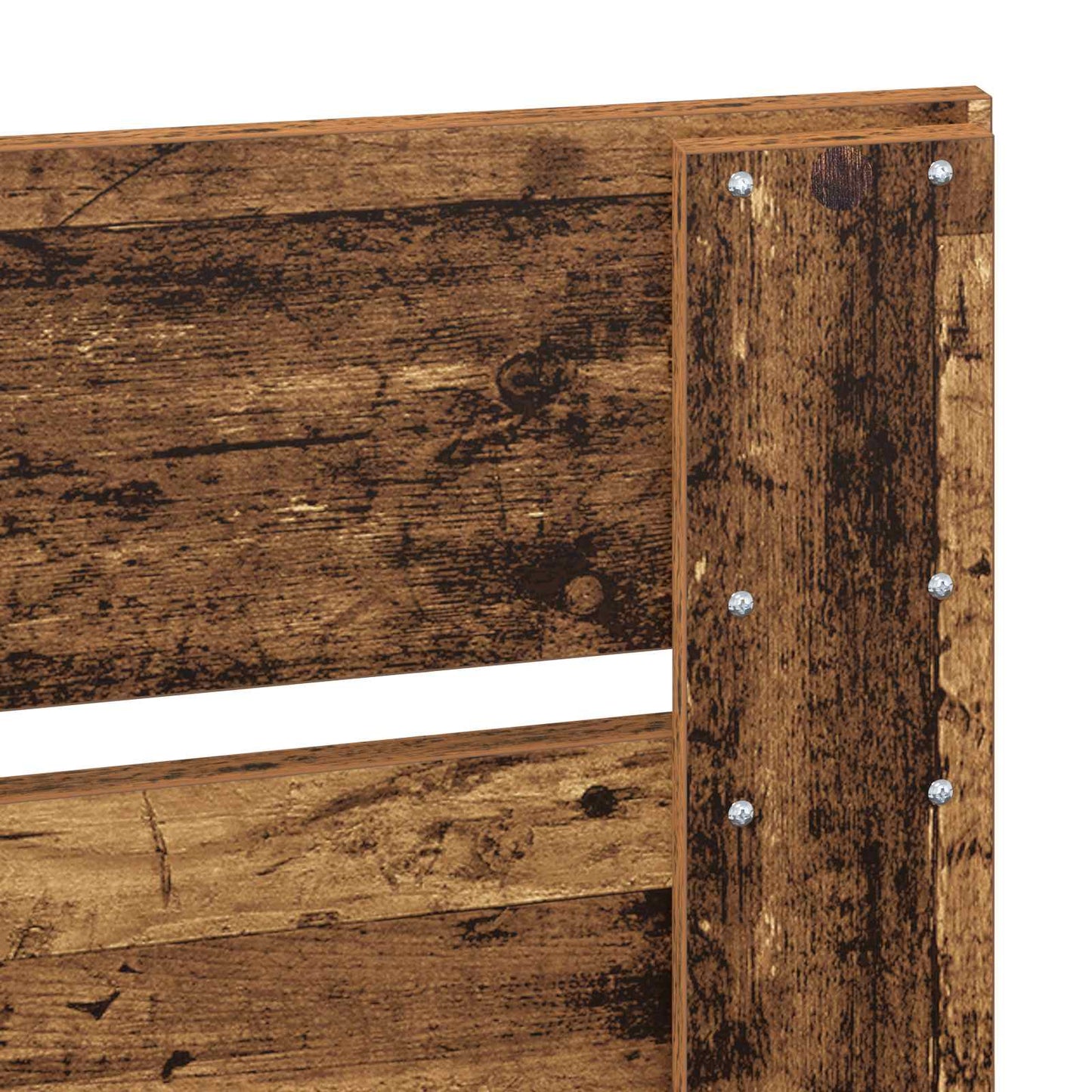 Struttura del letto Legno vecchio 90 x 200 cm Legno multistrato