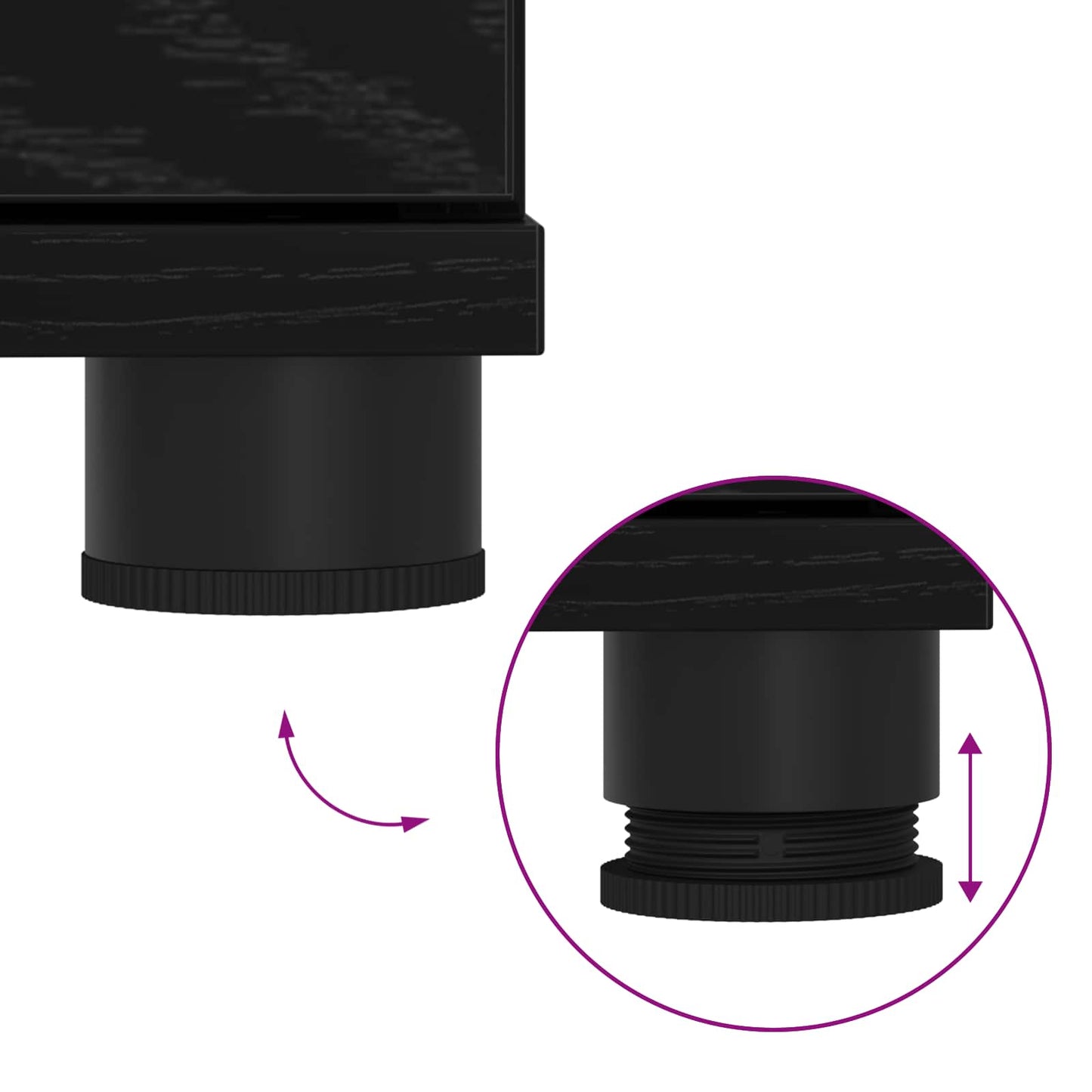 Panca per ingresso con cuscino Rovere Nero 80 x 38 x 46 cm