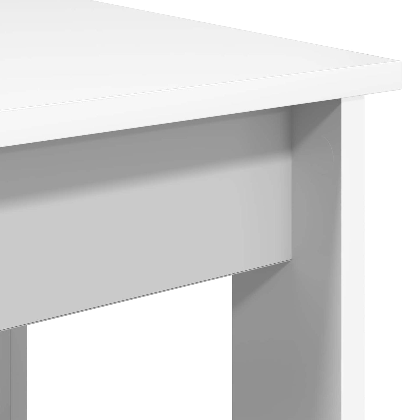 Set di Tavolini da Caffè 2 pcs Bianco Legno multistrato