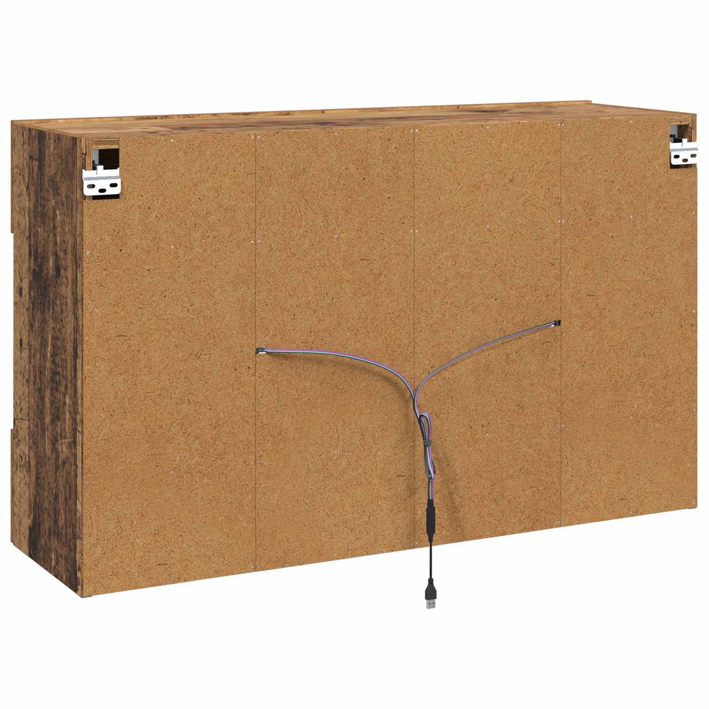 Mobile TV da parete 98,5 x 30 x 60,5 cm Legno vecchio