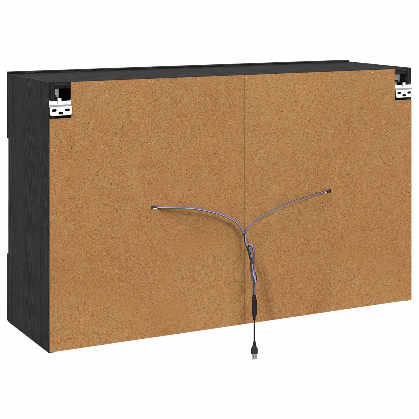 Mobile TV da parete 98,5 x 30 x 60,5 cm Rovere Nero