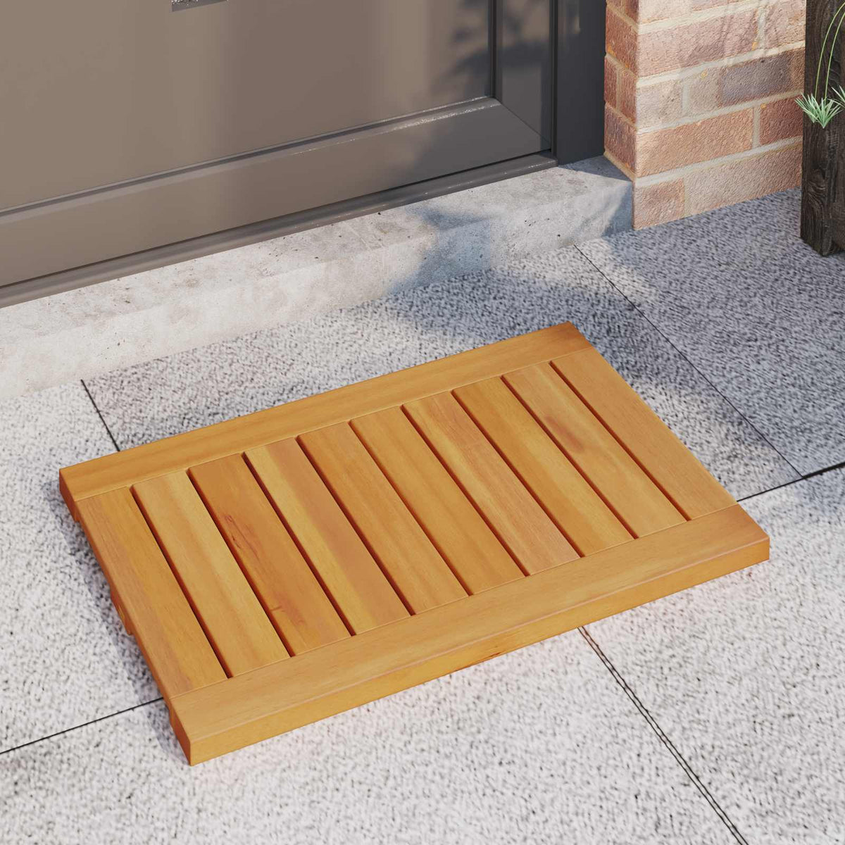 Tappeto da bagno 2 pz Naturale 60 x 40 cm - homemem39