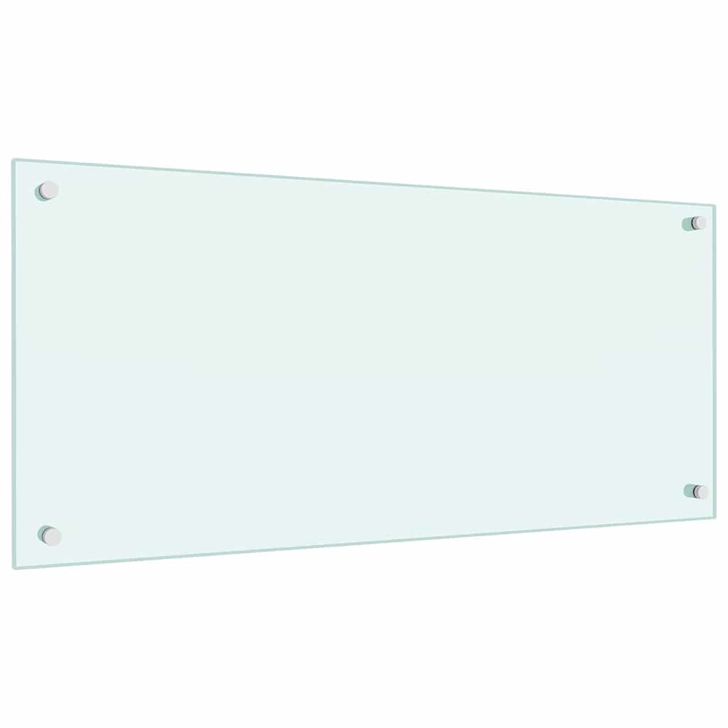 Schienale da cucina 2 pcs Bianco 90 x 40 cm vetro temperato | homemem39
