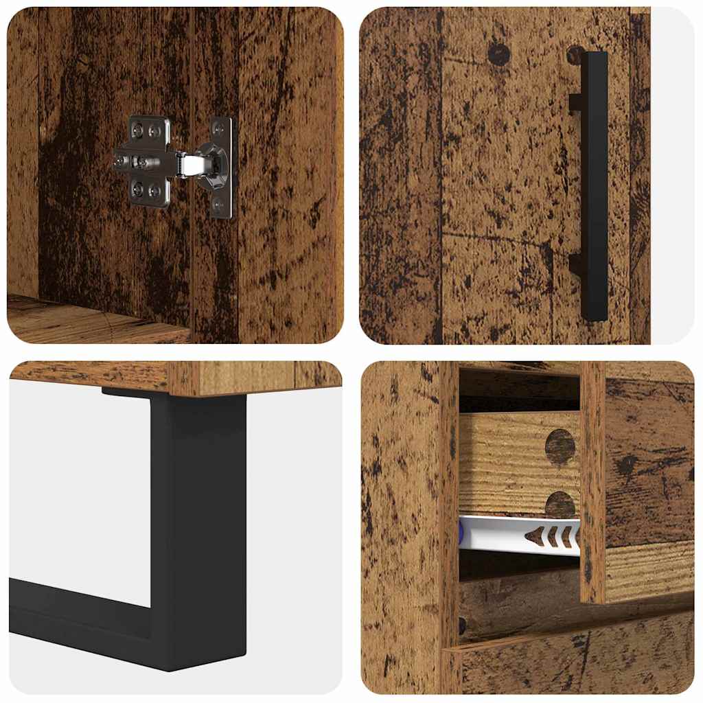 Credenza Legno vecchio 69,5 x 34 x 180 cm Legno multistrato