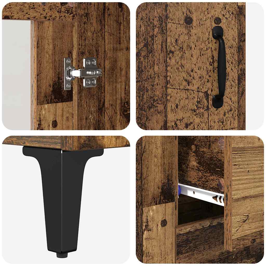 Credenza Legno vecchio 69,5 x 34 x 180 cm Legno multistrato