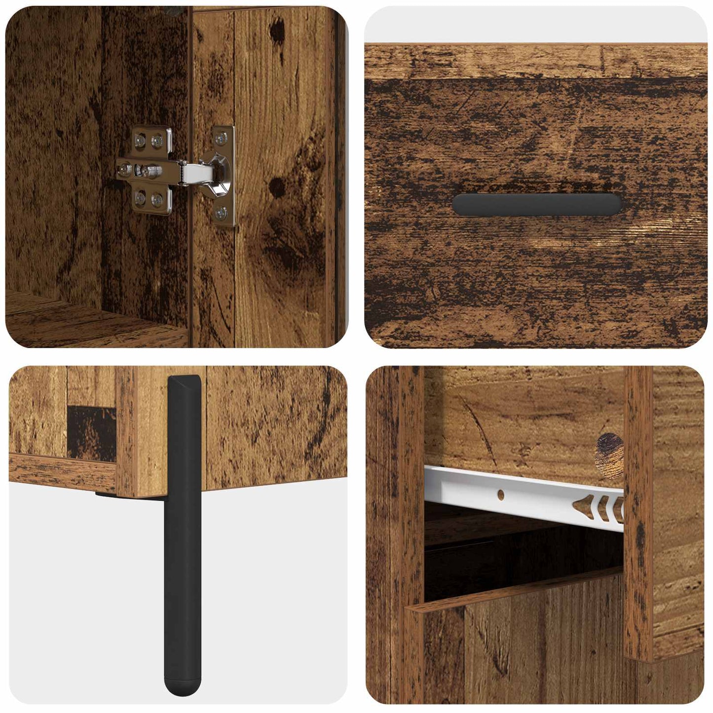 Credenza Legno vecchio 69,5 x 34 x 180 cm Legno multistrato