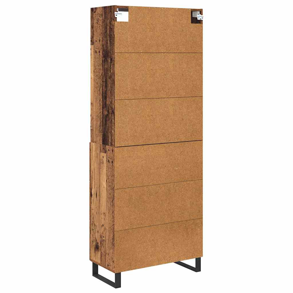 Credenza con cassetto 2 pcs Legno vecchio Legno multistrato | homemem39