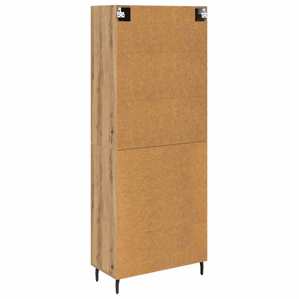 Credenza 2 pcs Rovere artigianale 69,5 x 34 x 180 cm | homemem39