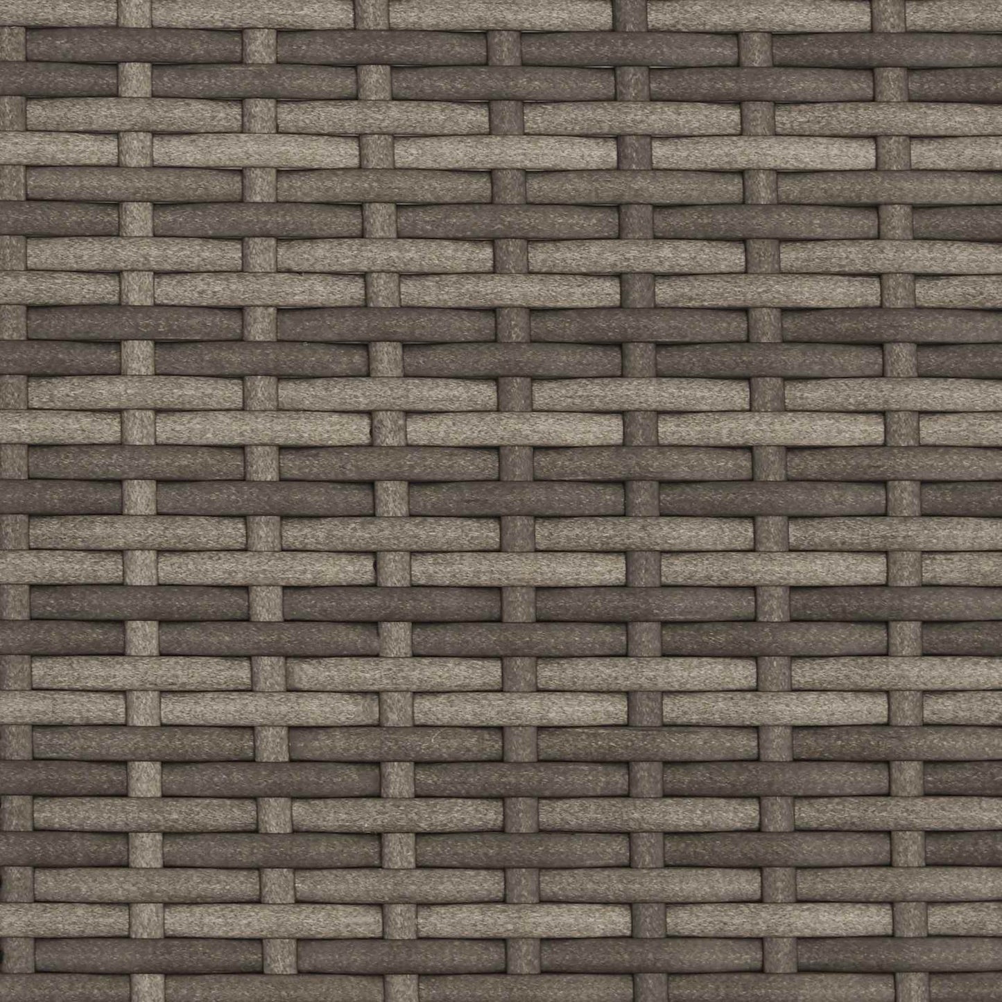 Set di Mobili con cuscino 3 pcs Grigio e Blu Navy Rattan