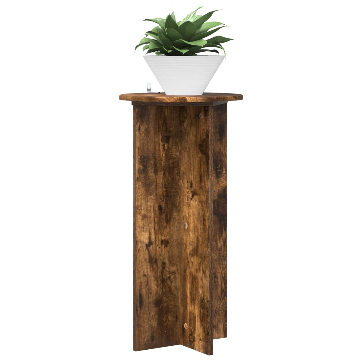 Supporto per piante 2 pz Rovere Fumo 40 x 40 x 80 cm | homemem39