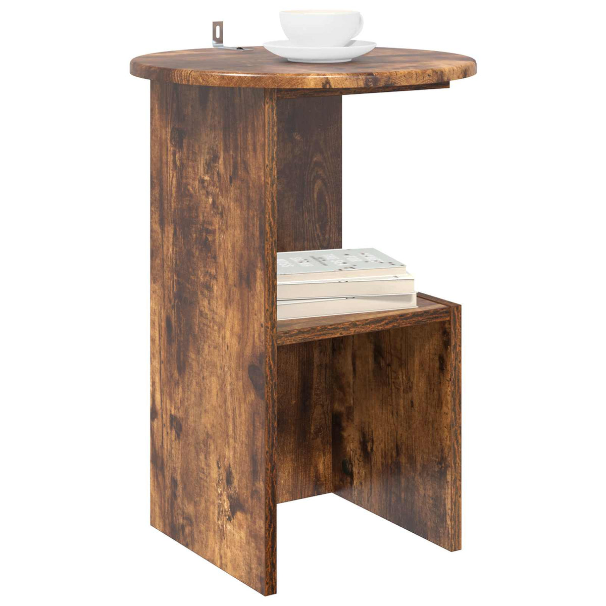 Tavolo laterale Rovere Fumo Ø 39,5 x 55 cm Legno ingegnerizzato | homemem39