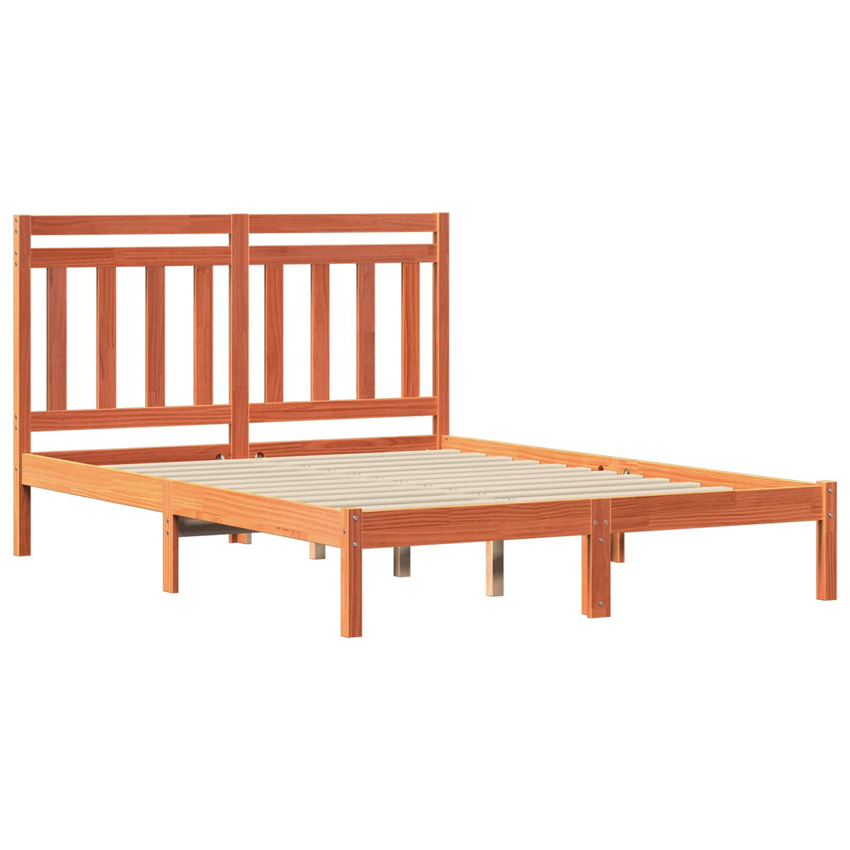 Struttura del letto Marrone cerato 205,5 x 145,5 x 100 cm | homemem39