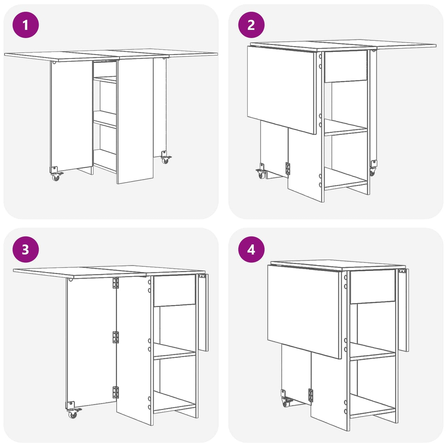 Tavolo da Pranzo 115 x 70 x 75 cm Legno ingegnerizzato Bianco