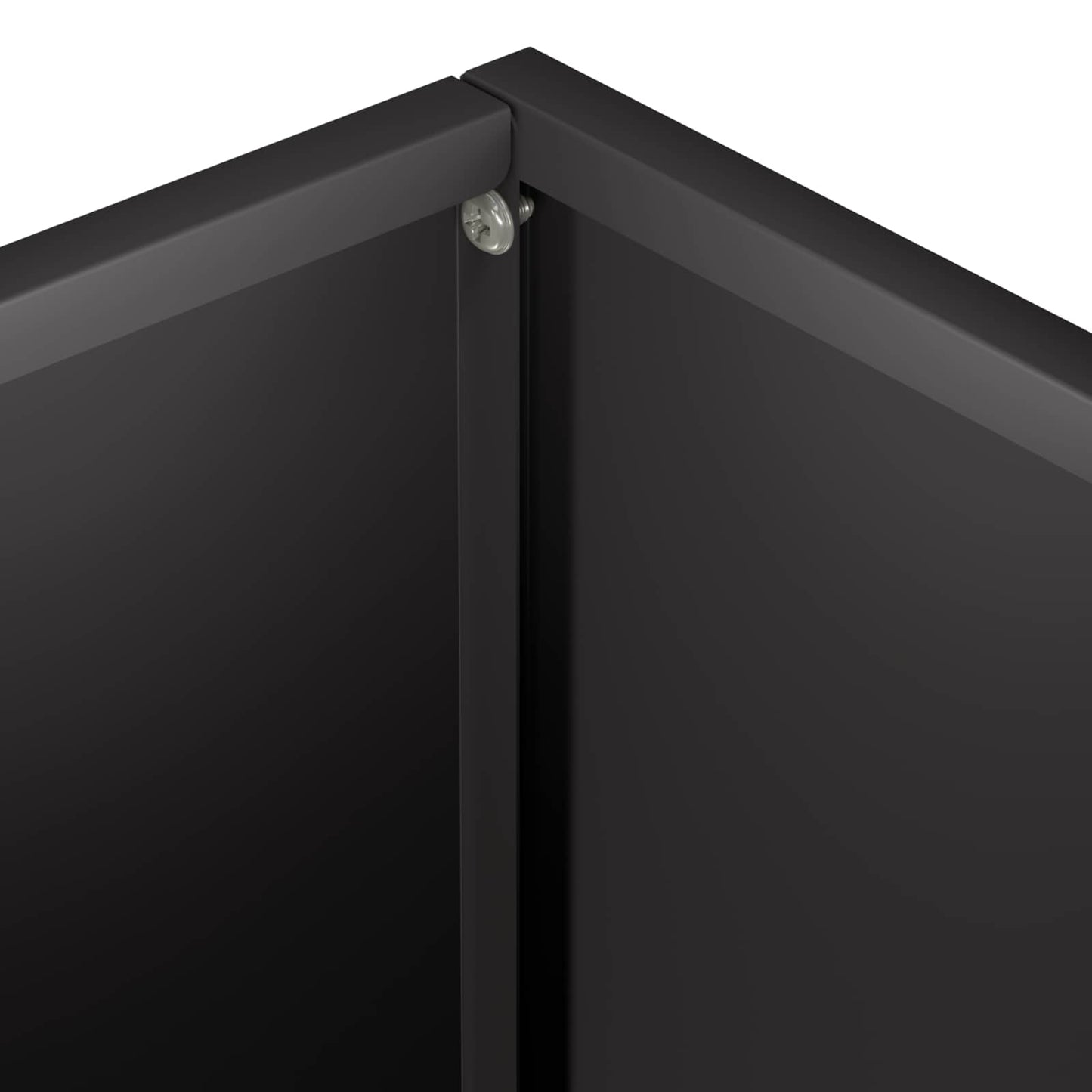 Vaso da giardino 2 pz Nero 40 x 30 x 30 cm | homemem39