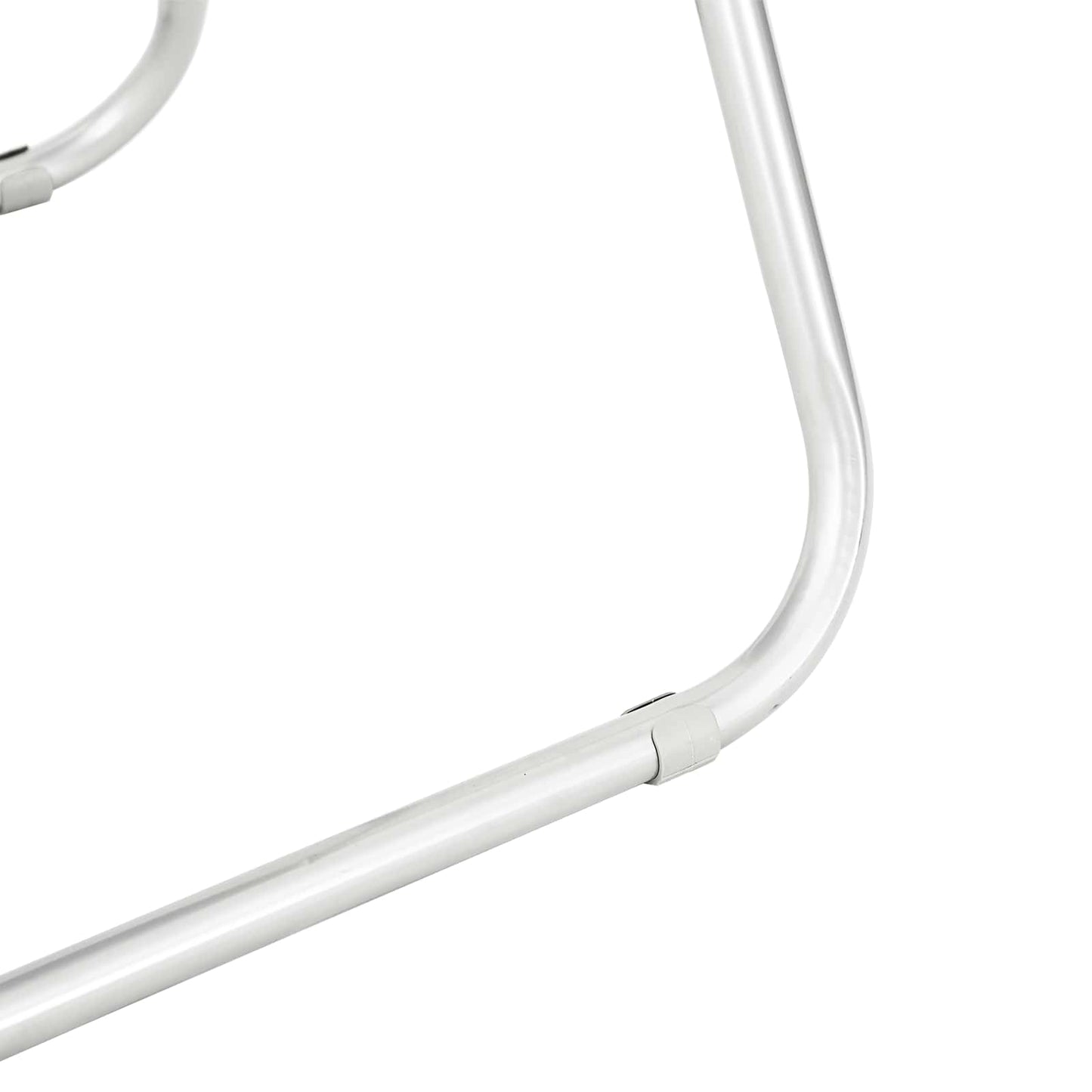 Sedia pieghevole 2 pcs Bianco 48 x 43,5 x 81 cm Pelle Sintetica