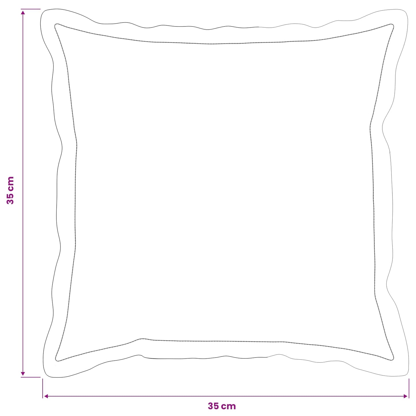 Federa 6 pz HOUTEN Antracite 35 x 35 cm Tessuto Chenille | homemem39