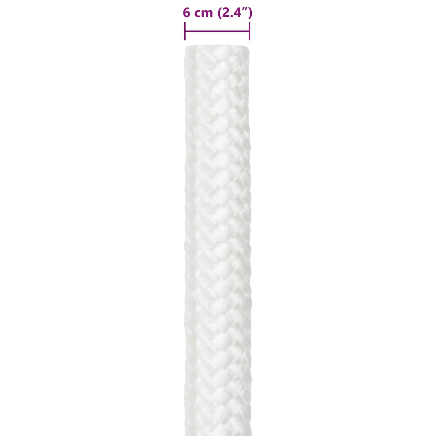 Corda da Barca 10 m 6 Bianco PP
