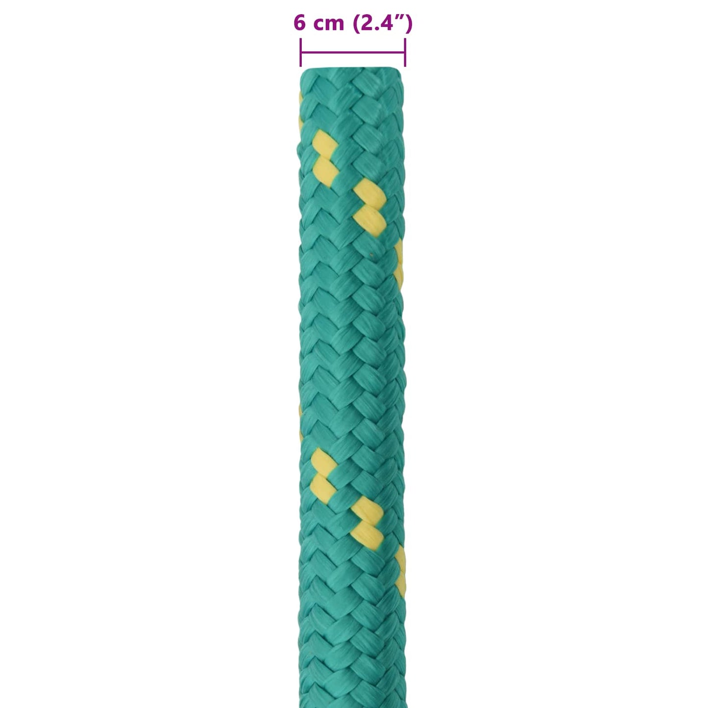 Corda da Barca 10 m 6 Verde PP