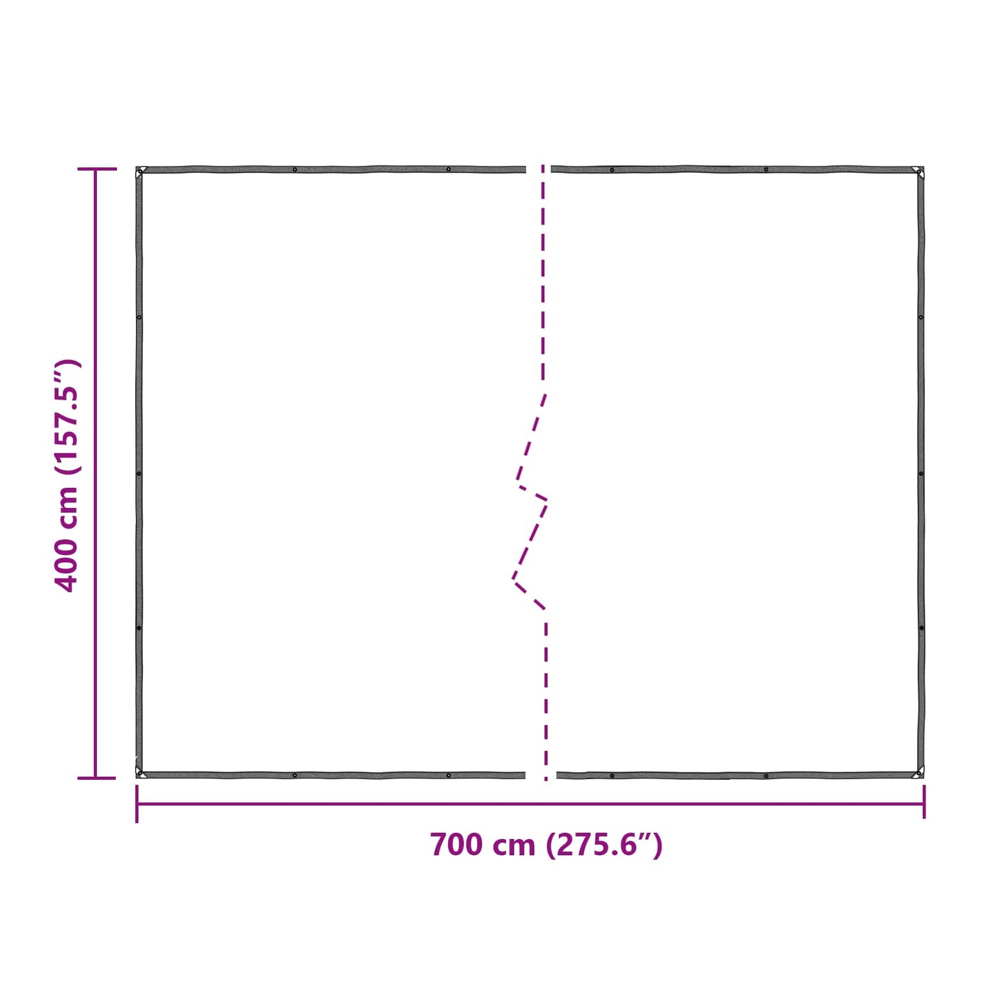 Copertura per Piante Trasparente 7 x 4 m PE | homemem39