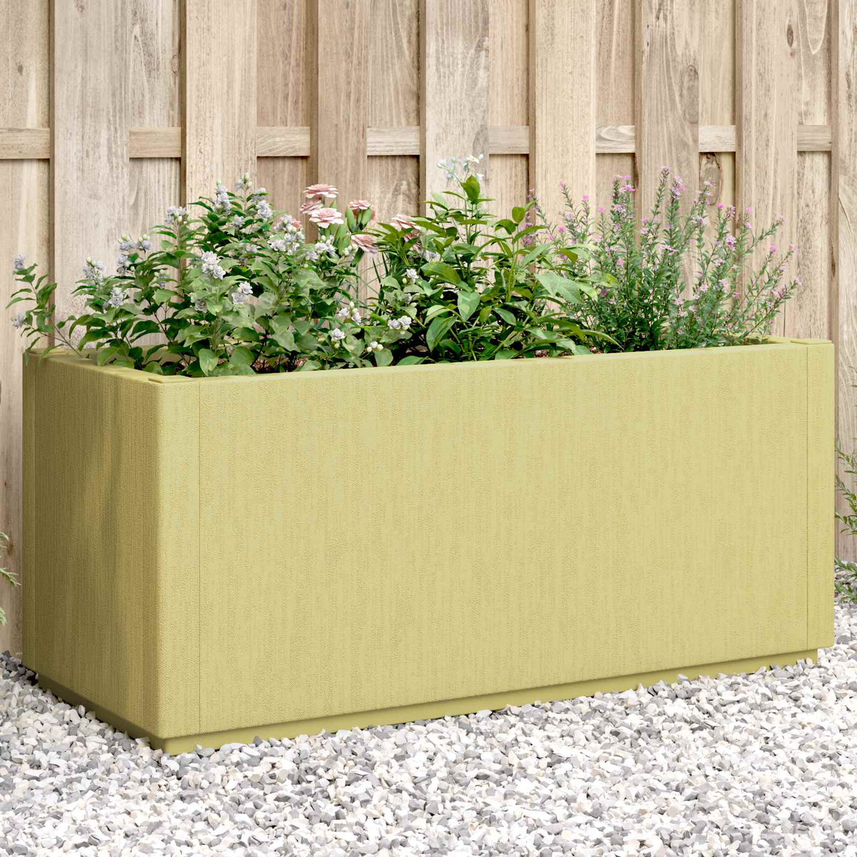 Scatola per Fiori da Giardino Verde 80 x 36 x 35 cm PP - homemem39