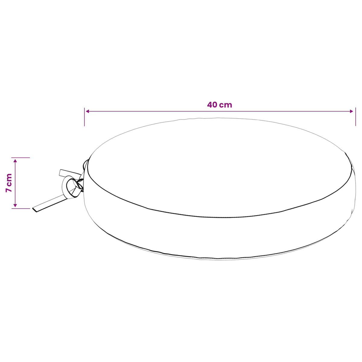 Cuscini per Seduta SOEST 4 pz 100% Poliestere Verde chiaro