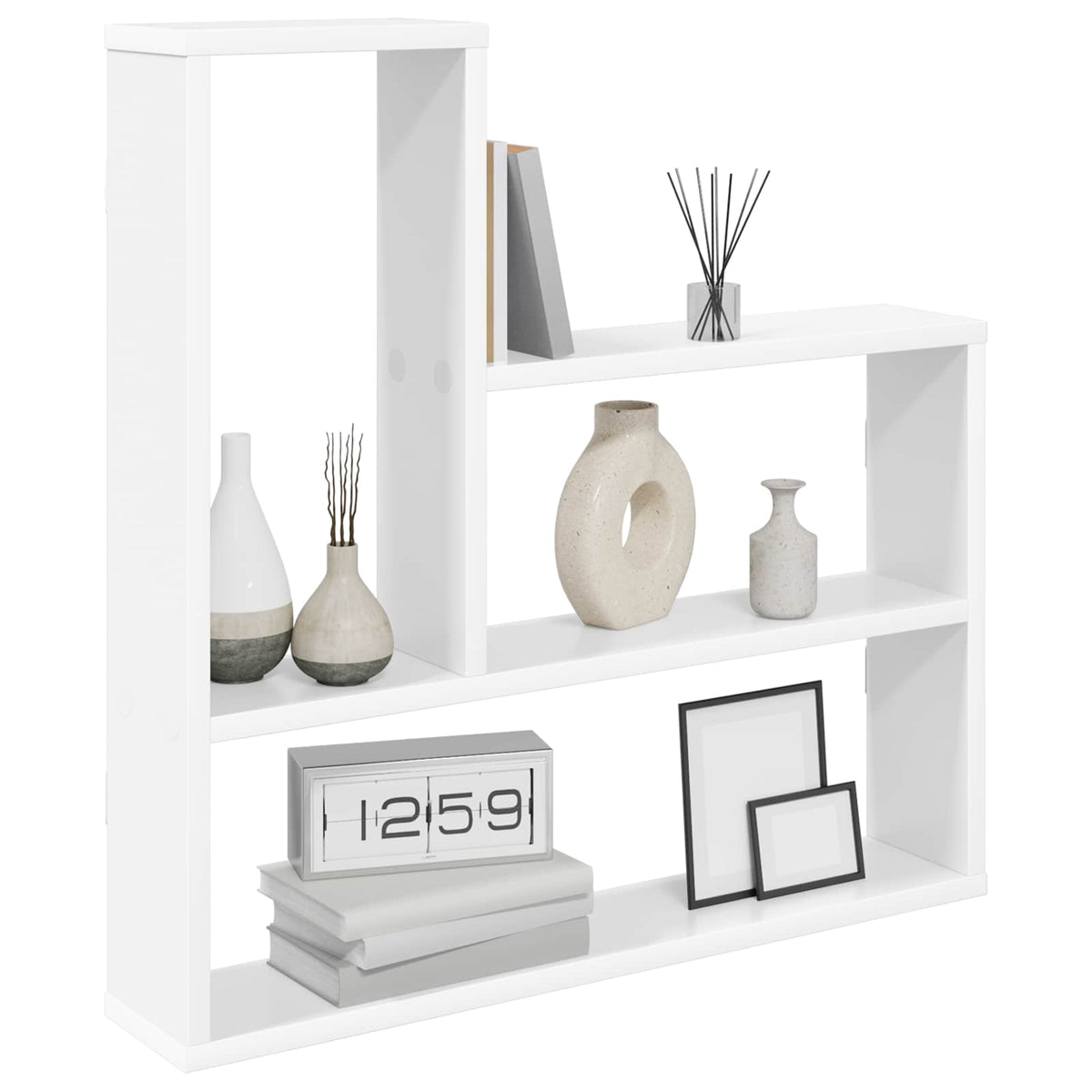Scaffale da parete Bianco 60 x 11 x 60 cm Legno ingegnerizzato | homemem39