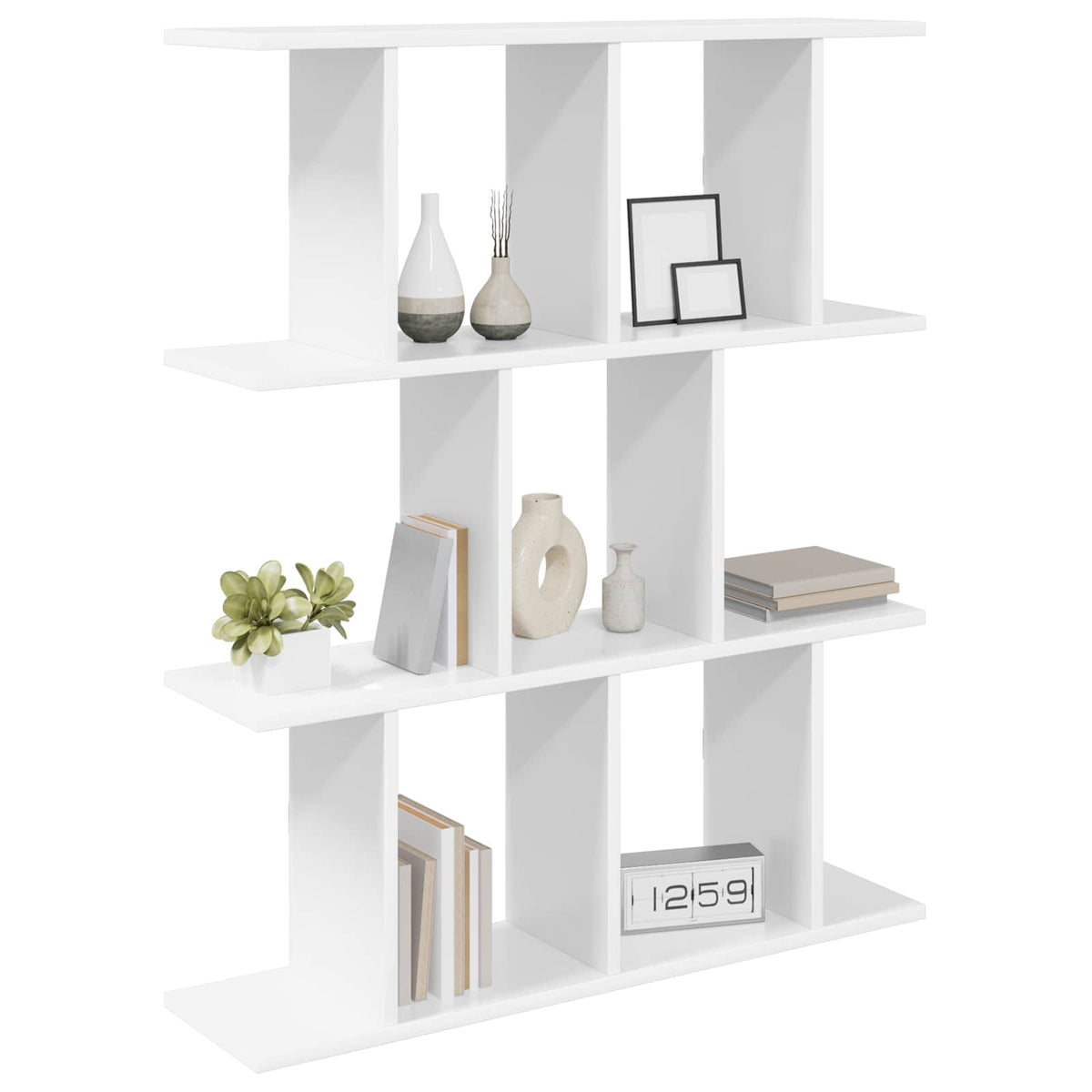 Scaffale da parete Bianco 80 x 20 x 96 cm Legno ingegnerizzato | homemem39