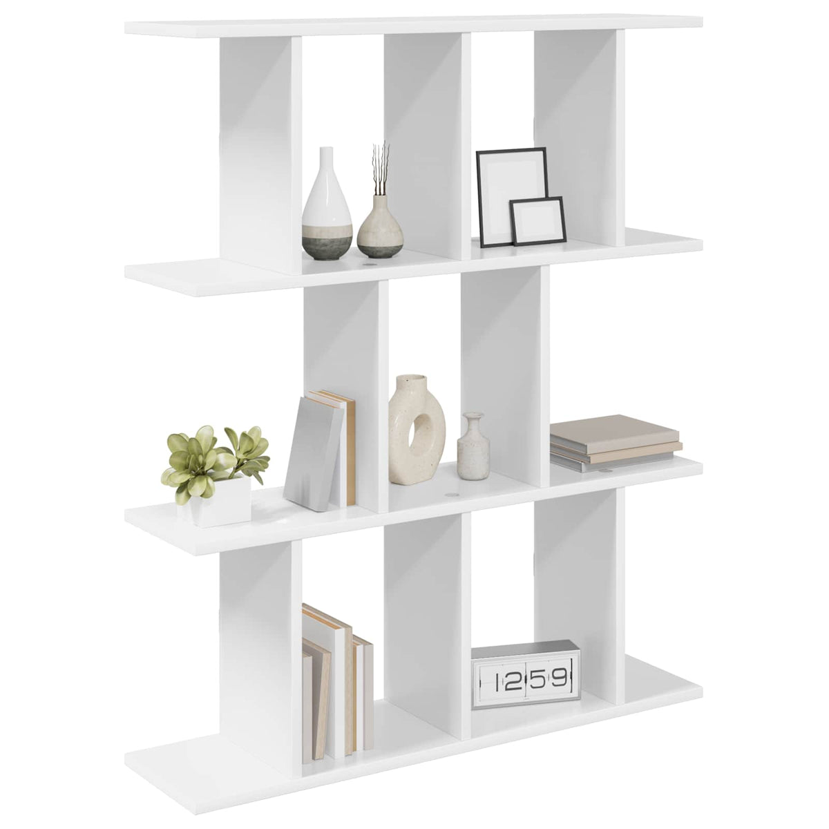 Scaffale da parete Bianco 102 x 20 x 96 cm Legno ingegnerizzato | homemem39