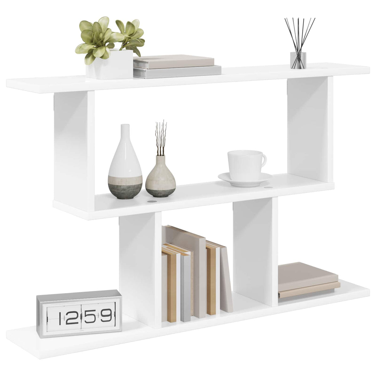 Scaffale da parete Bianco 80 x 15 x 50,5 cm | homemem39