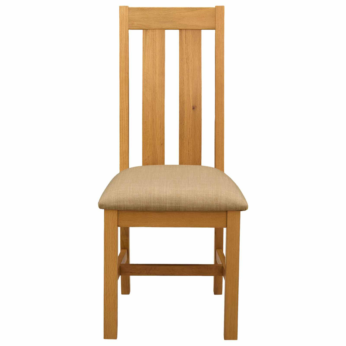 Sedia da pranzo 2 pcs Legno di Quercia Massello Beige | homemem39