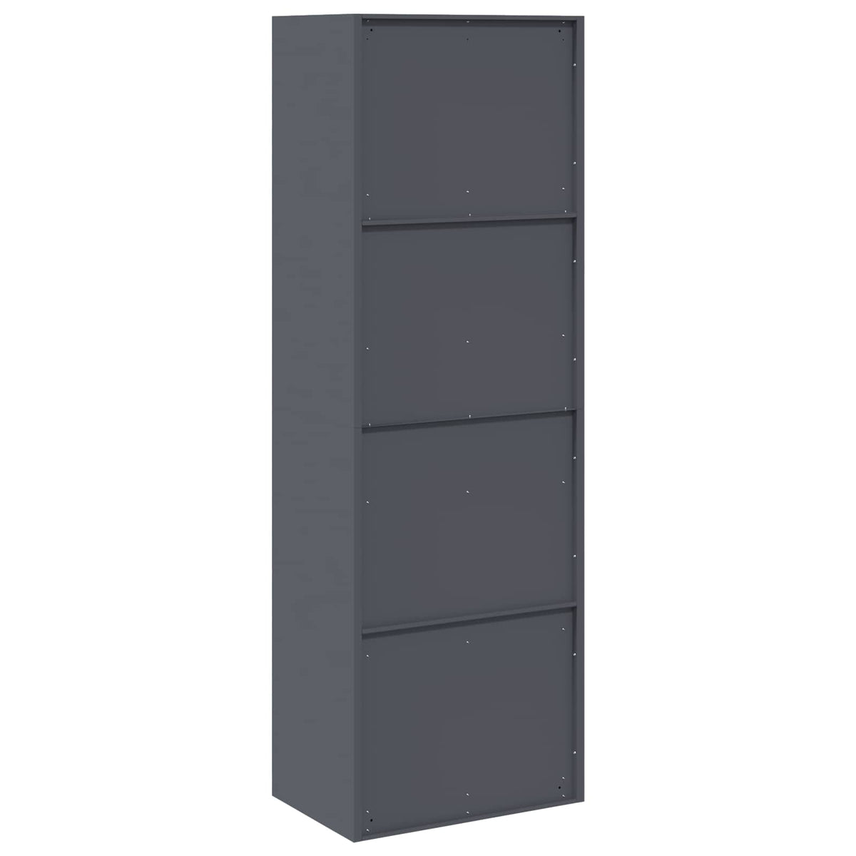 Armadio 2 pz Antracite 60 x 40 x 180 cm Acciaio Bloccabile | homemem39