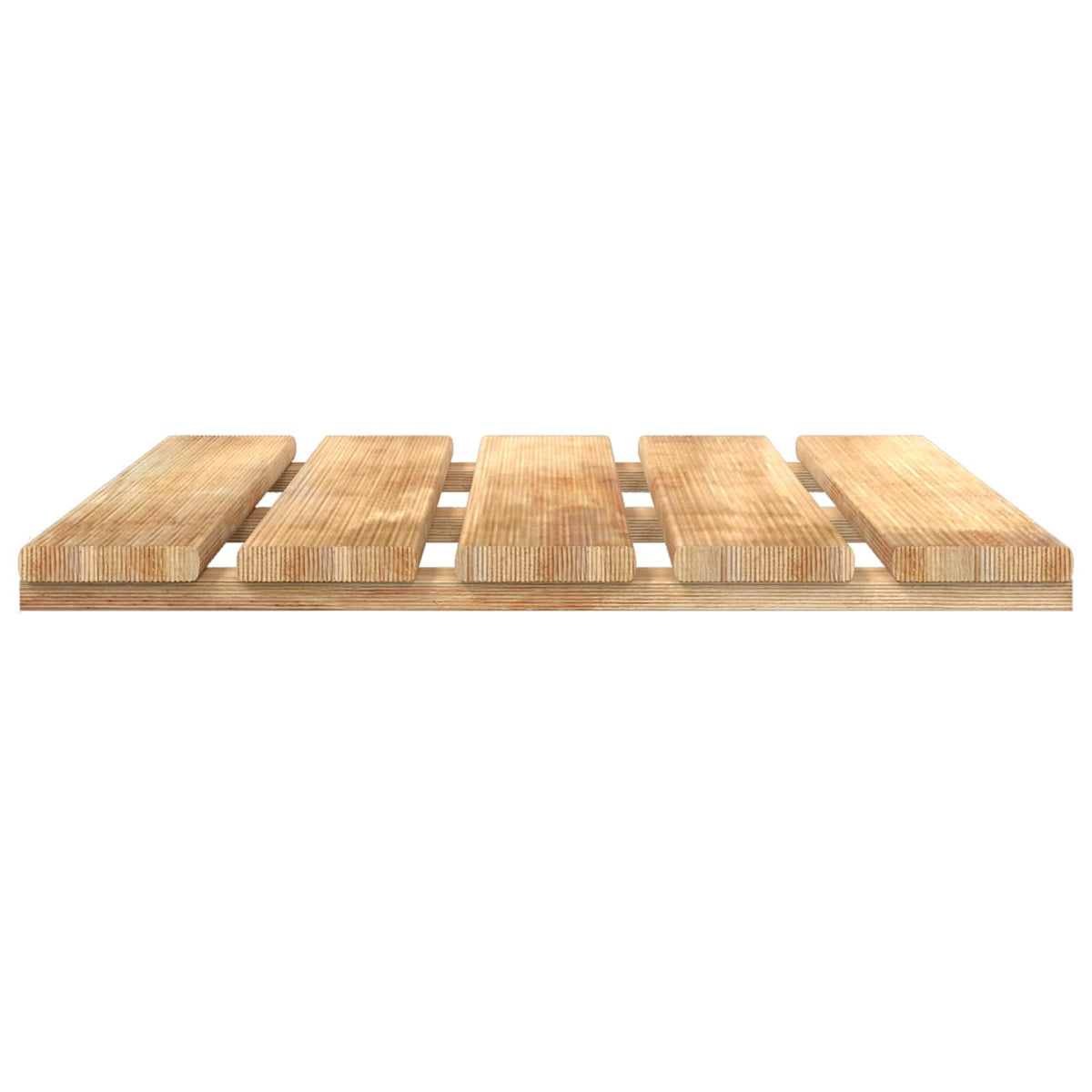 Piastrella per Decking 30 pz Marrone 50 x 50 cm | homemem39