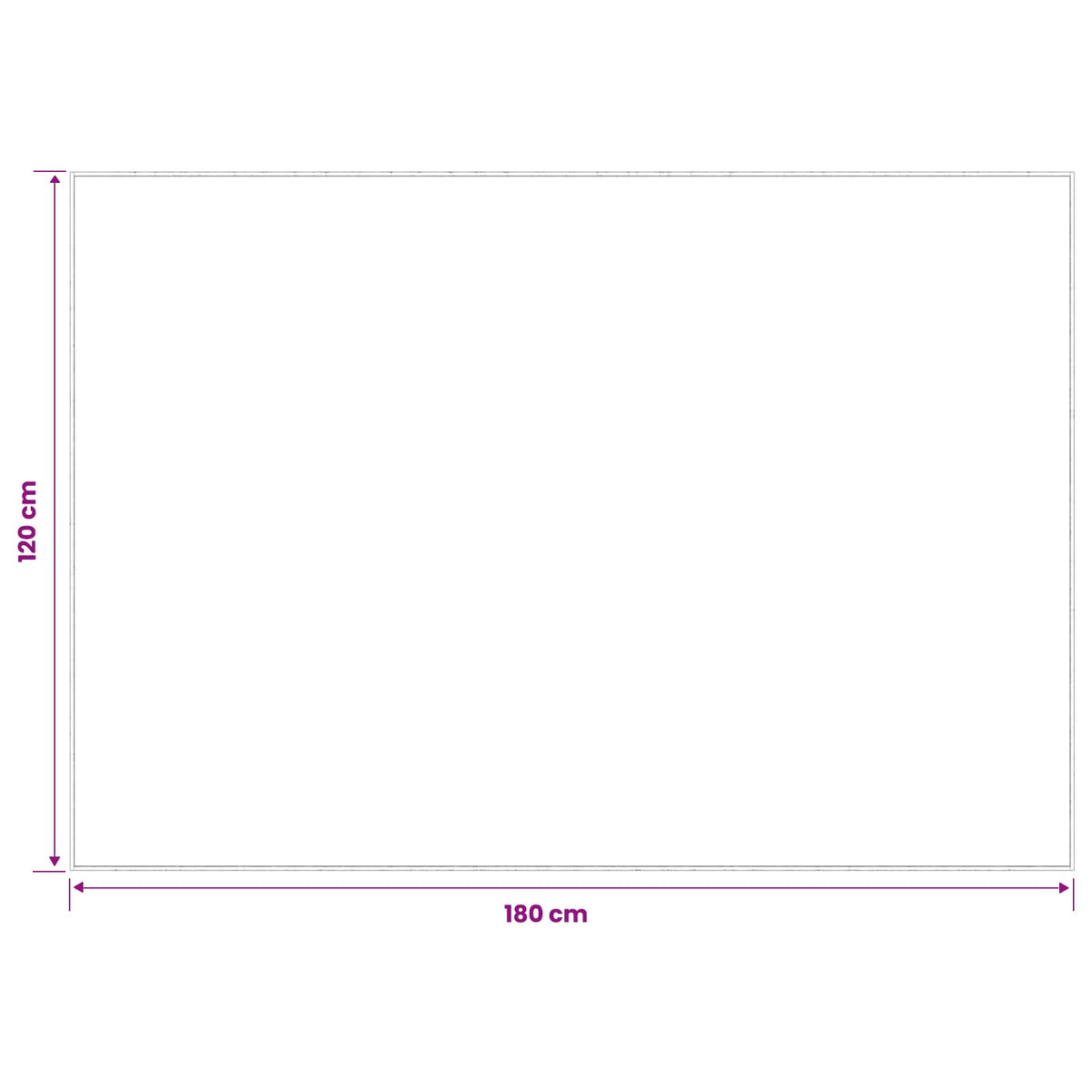 Tappeto Crema 120 x 180 cm 100% Poliestere 3 mm Lavabile | homemem39