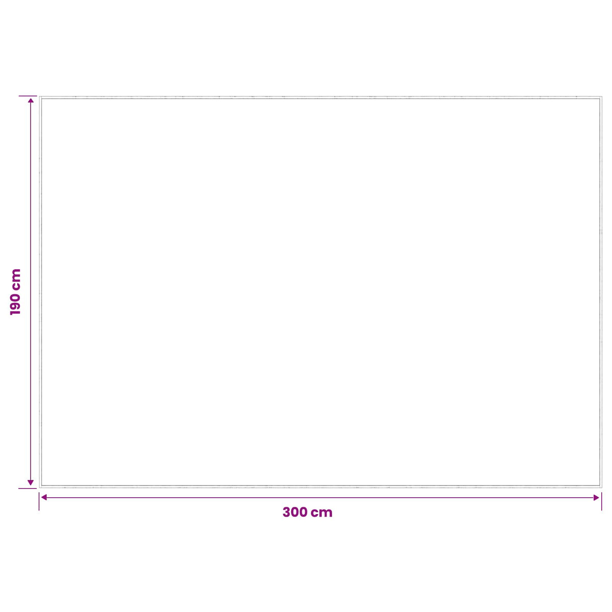 Tappeto Grigio 190 x 300 cm 100% Poliestere 3 mm Lavabile | homemem39