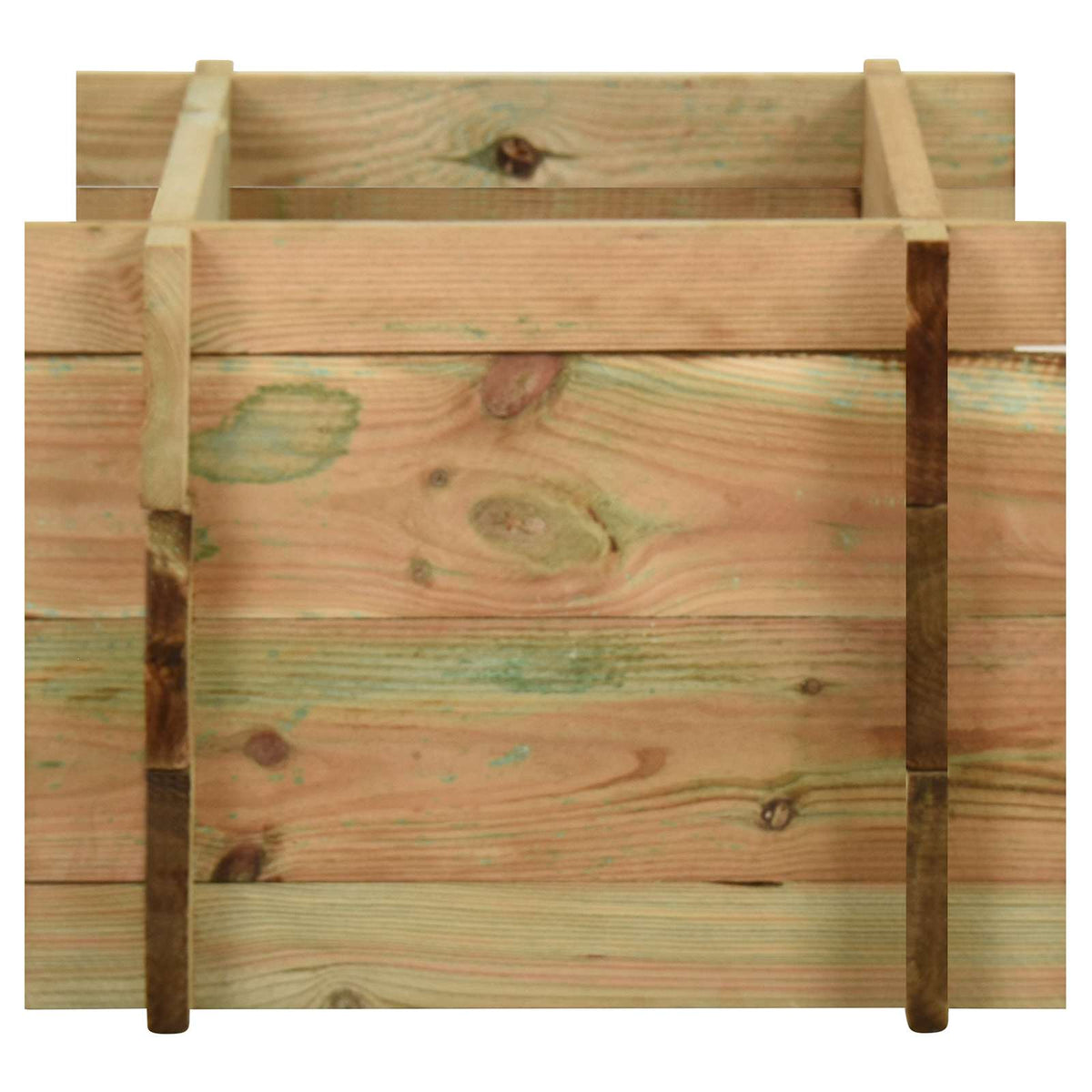 Letto Vegetale Rialzato per Giardino Verde 80 x 80 x 32 cm - homemem39