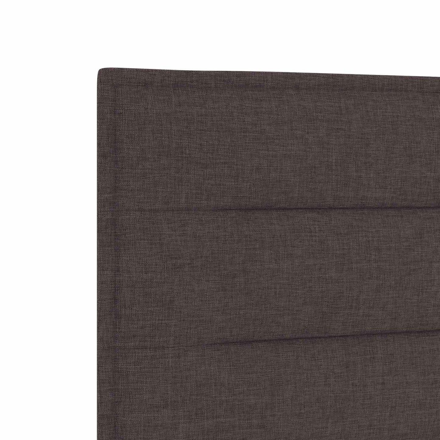 Letto con Box Spring, Materasso e LED Marrone Scuro 90 x 190 cm
