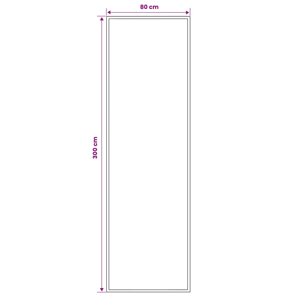 Tappeto Runner FLORNES Tessuto Marrone PP 7 mm | homemem39