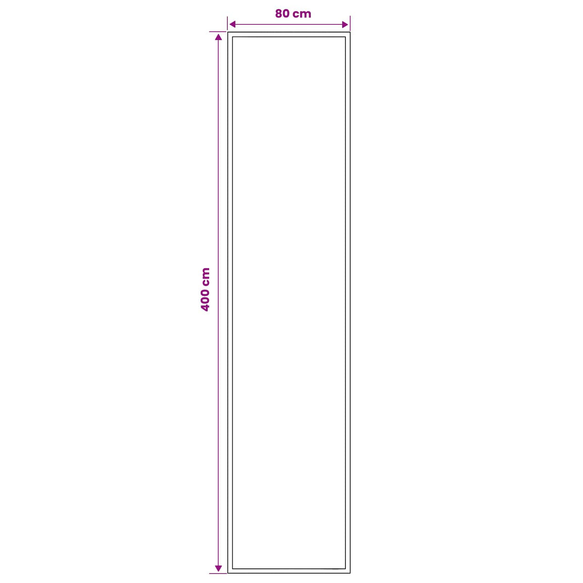 Tappeto Runner FLORNES Tessuto Beige PP 7 mm | homemem39