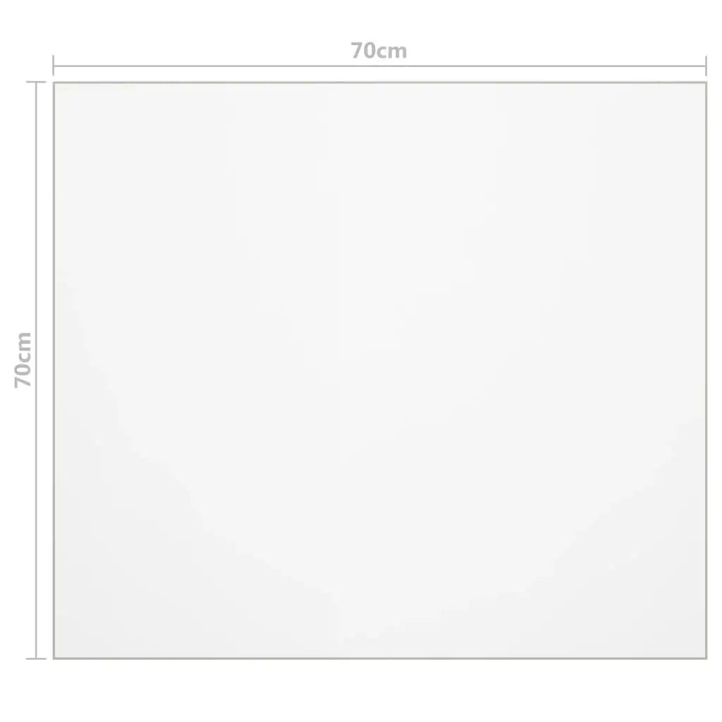 Protezione Tavolo Trasparente 70x70 cm 2 mm PVC - homemem39