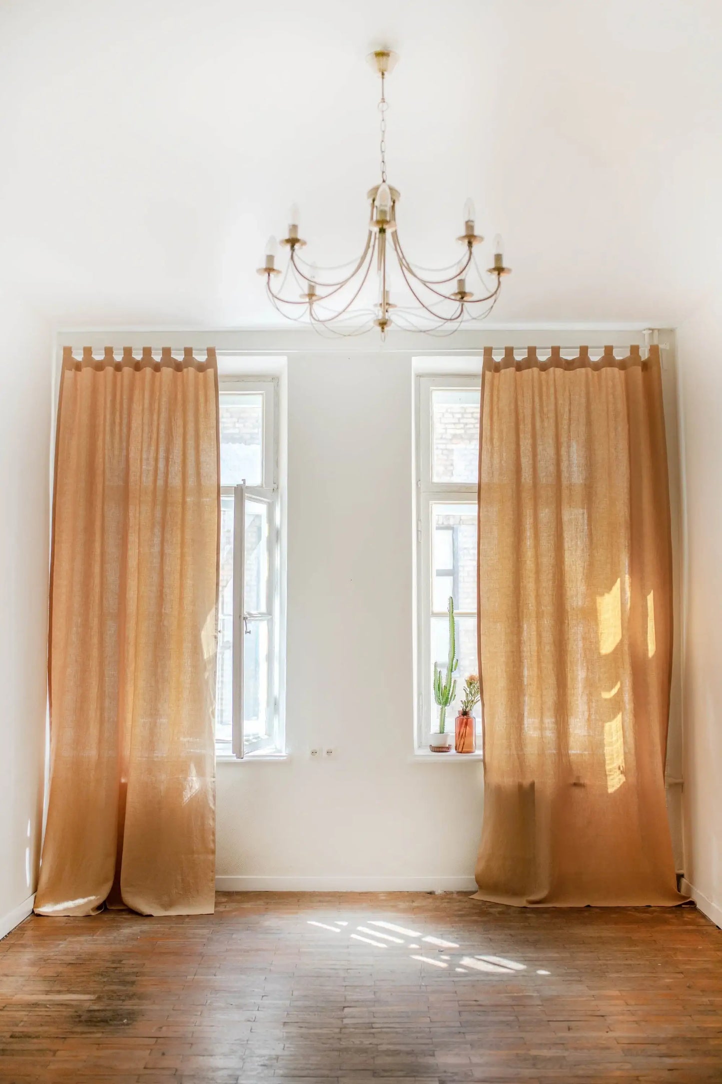 Tab top linen curtain - homemem39