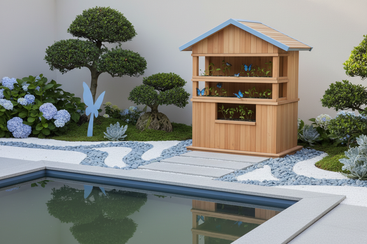 Casette per farfalle