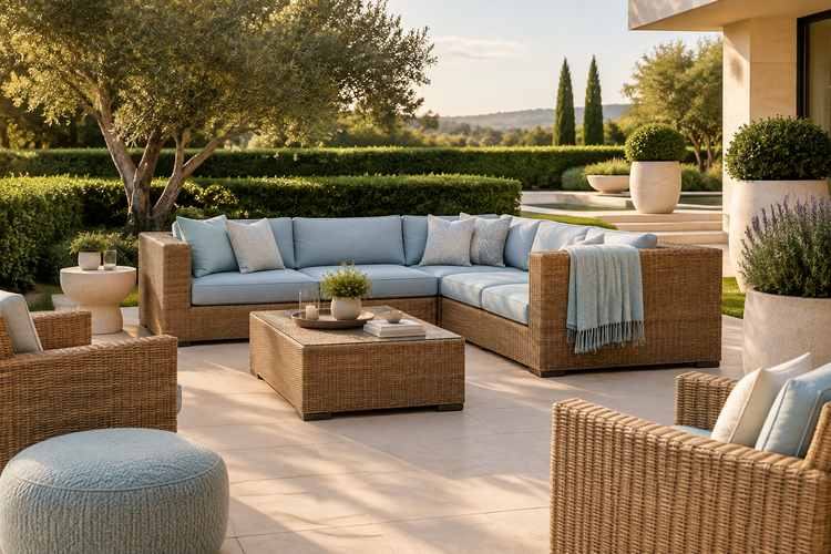 Divani da giardino in Polyrattan